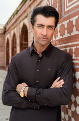 DARK CHOCOLATE BLENDED KAMEEZ SHALWAR