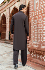 DARK CHOCOLATE BLENDED KAMEEZ SHALWAR