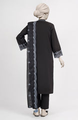 EMBROIDERED CAMBRIC STITCHED 3 PIECE