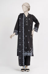 EMBROIDERED CAMBRIC STITCHED 3 PIECE