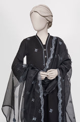 EMBROIDERED CAMBRIC STITCHED 3 PIECE