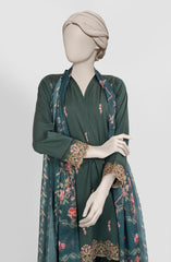 EMBROIDERED CAMBRIC STITCHED 3 PIECE