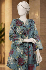 PRINTED LAWN STITCHED 3 PIECE