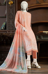 EMBROIDERED 3PCS UNSTITCHED