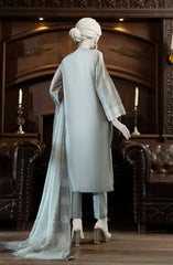 EMBROIDERED CAMBRIC 3PCS UNSTITCHED