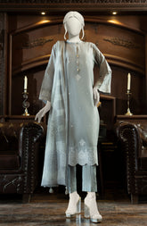 EMBROIDERED CAMBRIC 3PCS UNSTITCHED