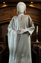 EMBROIDERED CAMBRIC 3PCS UNSTITCHED