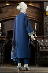 EMBROIDERED CAMBRIC 3PCS UNSTITCHED