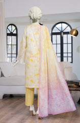 EMBROIDERED PRINTED LAWN STITCHED 3 PIECE