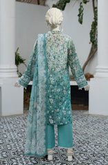 EMBROIDERED PRINTED LAWN 3PCS UNSTITCHED