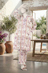 PRINTED CAMBRIC STITCHED 2 PIECE