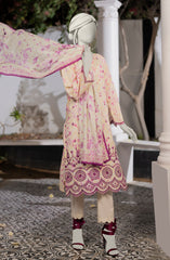 EMBROIDERED PRINTED LAWN 3PCS UNSTITCHED