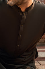 BROWN BLENDED KAMEEZ SHALWAR