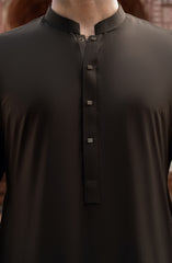 BROWN BLENDED KAMEEZ SHALWAR