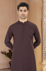 MAROON BLENDED EMBROIDERED KAMEEZ SHALWAR