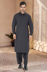 CHARCOAL BLENDED KAMEEZ SHALWAR