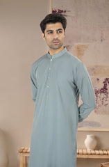 SAGE-GREEN BLENDED KAMEEZ SHALWAR