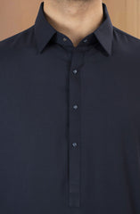 NAVY BLENDED KAMEEZ SHALWAR