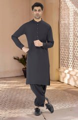 CHARCOAL BLENDED KAMEEZ SHALWAR