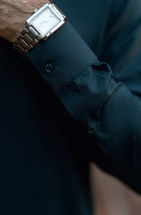 CHARCOAL BLENDED KAMEEZ SHALWAR WITH WAIST COAT