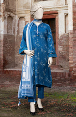 PRINTED TWILL VISCOSE 3PCS UNSTITCHED