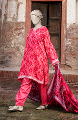 PRINTED TWILL VISCOSE 3PCS UNSTITCHED