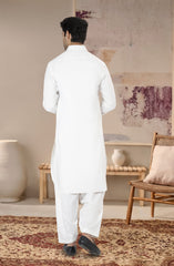 OFF-WHITE BLENDED KAMEEZ SHALWAR