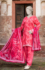 PRINTED TWILL VISCOSE 3PCS UNSTITCHED