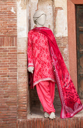 PRINTED TWILL VISCOSE 3PCS UNSTITCHED