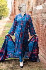 PRINTED TEXTURED VISCOSE 3PCS UNSTITCHED