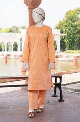 EMBROIDERED CHAMBRAY STITCHED 2 PIECE