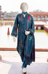 PRINTED TEXTURED VISCOSE 3PCS UNSTITCHED