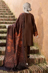 EMBROIDERED CROSS HATCH STITCHED 3 PIECE