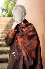 EMBROIDERED CROSS HATCH STITCHED 3 PIECE