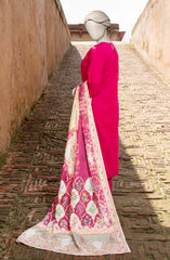 EMBROIDERED CROSS HATCH STITCHED 3 PIECE