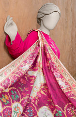 EMBROIDERED CROSS HATCH STITCHED 3 PIECE