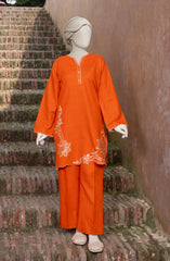 EMBROIDERED KHADDAR STITCHED 2 PIECE