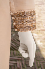 EMBROIDERED KHADDAR STITCHED 2 PIECE