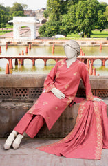 PRINTED KHADDAR STITCHED 3 PIECE