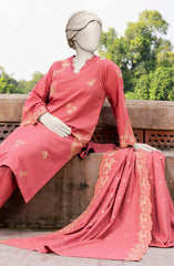 PRINTED KHADDAR STITCHED 3 PIECE