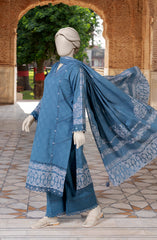 JACQUARD 3PC UNSTITCHED