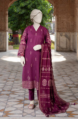 JACQUARD 3PC UNSTITCHED