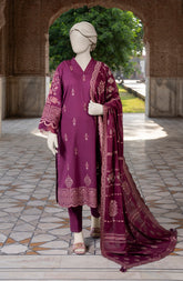 JACQUARD 3PC UNSTITCHED