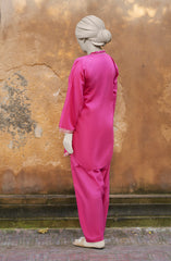 EMBROIDERED CAMBRIC STITCHED 2 PIECE