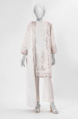 EMBROIDERED CAMBRIC STITCHED 3 PIECE