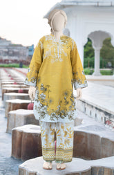 PRINTED KHADDAR STITCHED 2 PIECE