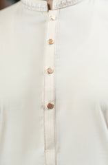 FESTIVE'25 MEN KURTA LIGHT CREAM