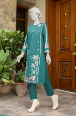 EMBROIDERED CAMBRIC STITCHED 2 PIECE