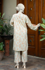 EMBROIDERED PRINTED LAWN STITCHED 2 PIECE