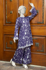 EMBROIDERED PRINTED LAWN STITCHED 2 PIECE